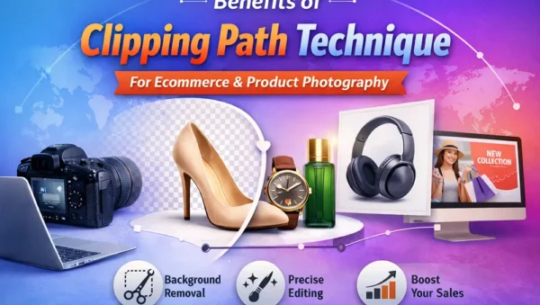 Clipping path technique for e-commerce