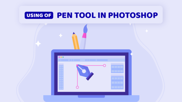 How to use pen tool in Photoshop