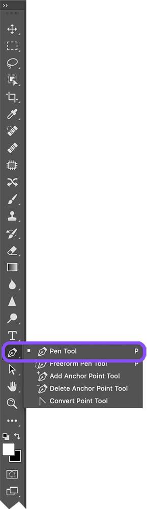 Photoshop pen tool - where it is