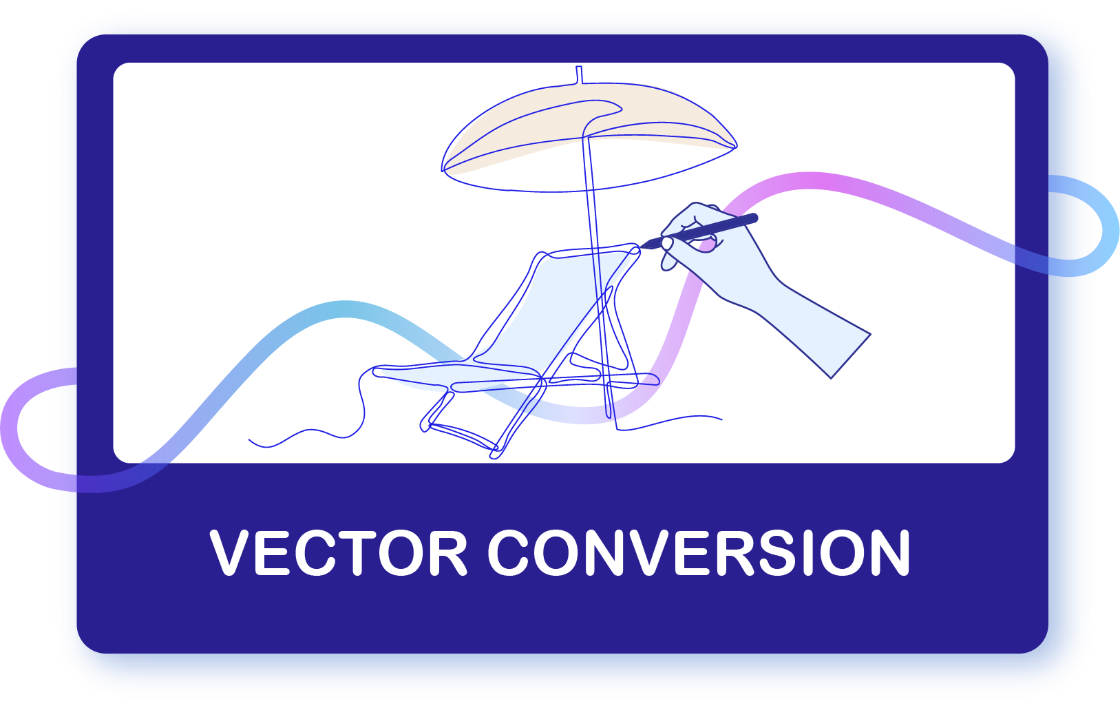 Raster to vector conversion is the process of converting a bitmap or raster image into a vector format. The process involves tracing the outlines of the image and converting them into vector shapes, such as curves and paths, using vector-based software such as Adobe Illustrator or CorelDRAW.