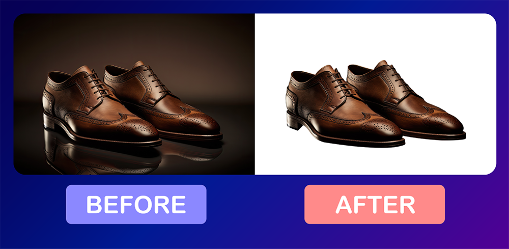 Clipping path service provieder brown color shoe Clipping path service provieder brown color shoe