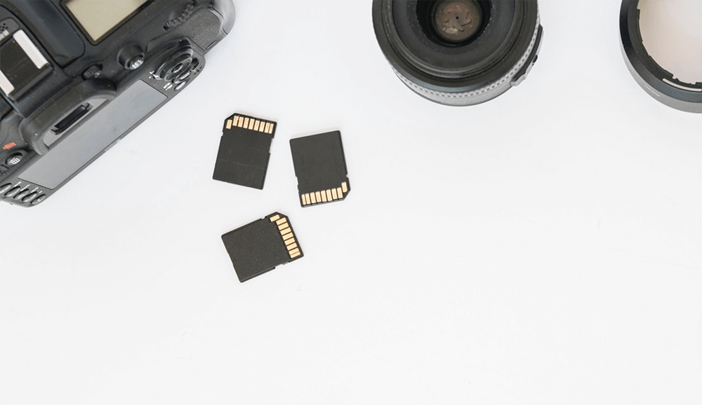 DSLR Camera Memory Card Slot