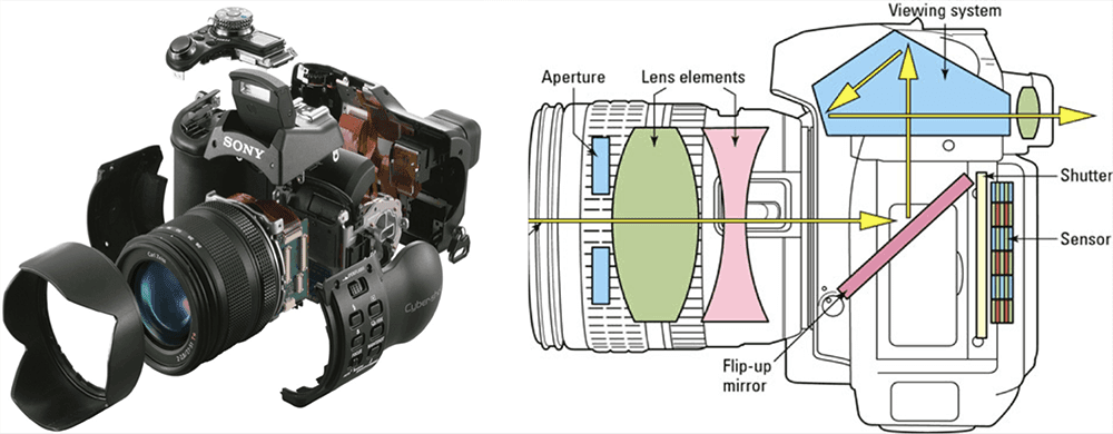 How DSLR Works Diagram