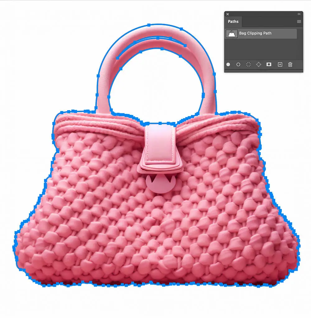 Hand Bag Clipping Path Services-After