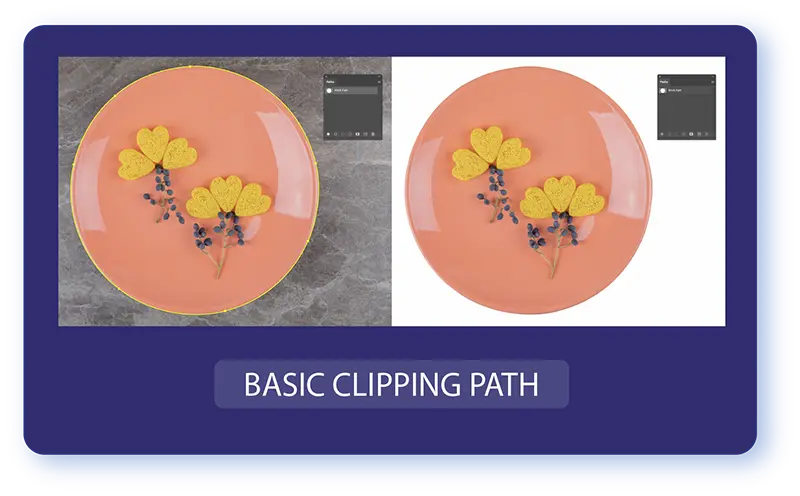 Basic clipping path service