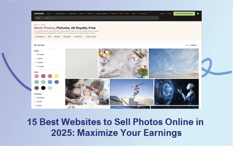 15 Best Websites to Sell Photos Online in 2025- Maximize Your Earnings