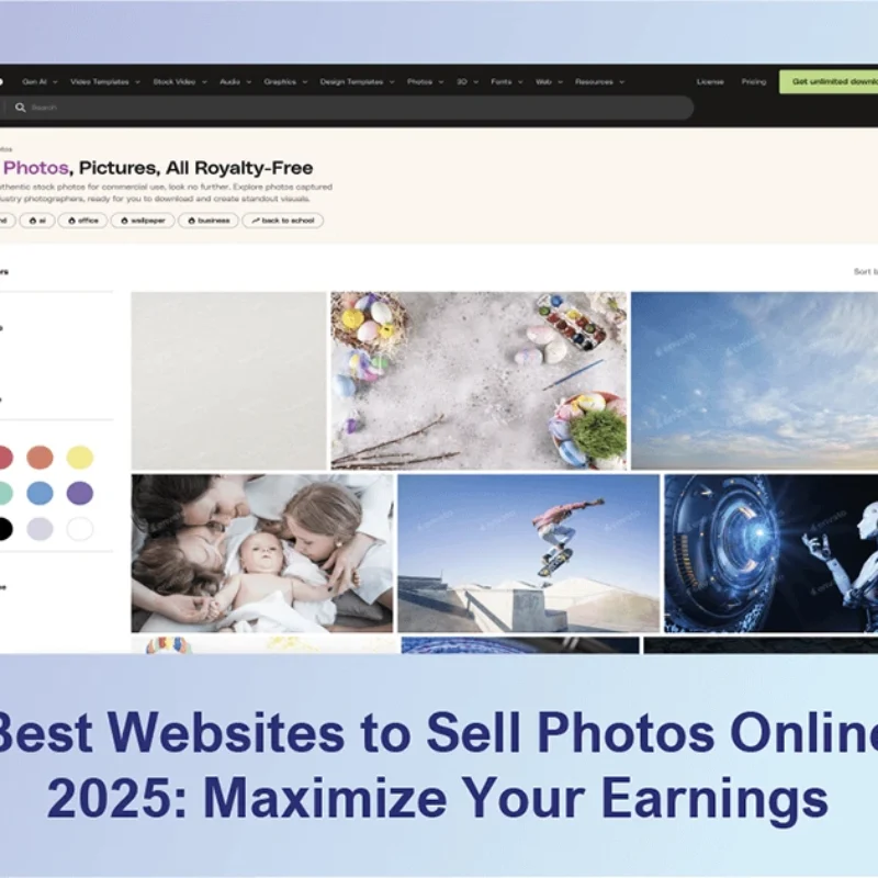 15 Best Websites to Sell Photos Online in 2025- Maximize Your Earnings